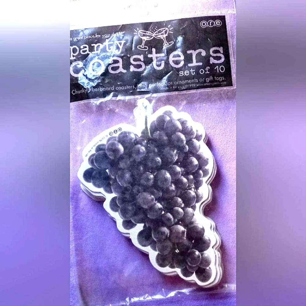 Grape Party Coasters